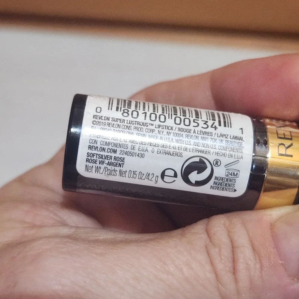 NEW Revlon Super Lustrous Matte‎ Lipstick Pearl 430 Softsilver Rose Sealed